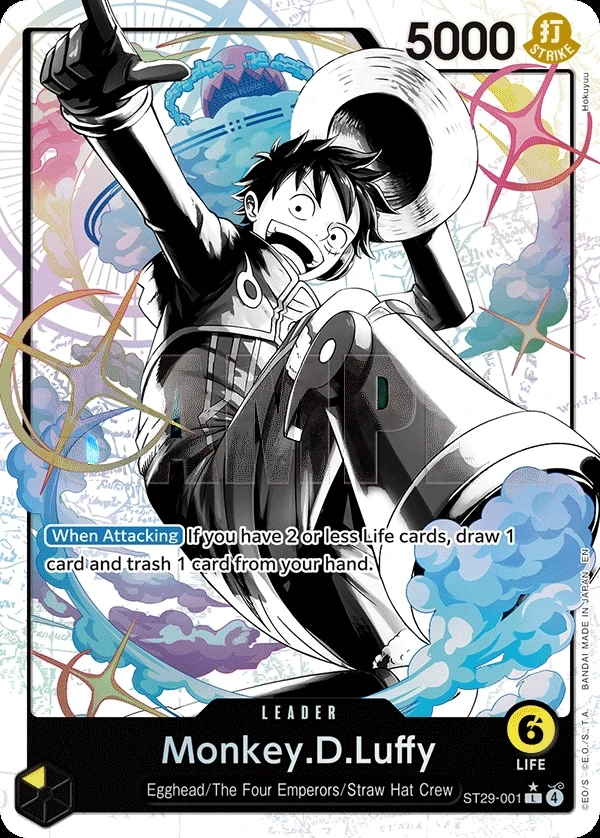 Monkey.D.Luffy (ST29-001_p1) Alt Art One Piece card