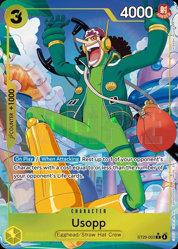 Usopp (ST29-002_p1) Alt Art One Piece card