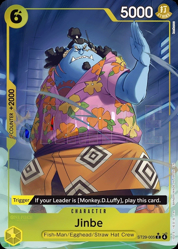 Jinbe (ST29-005_p1) Alt Art One Piece card