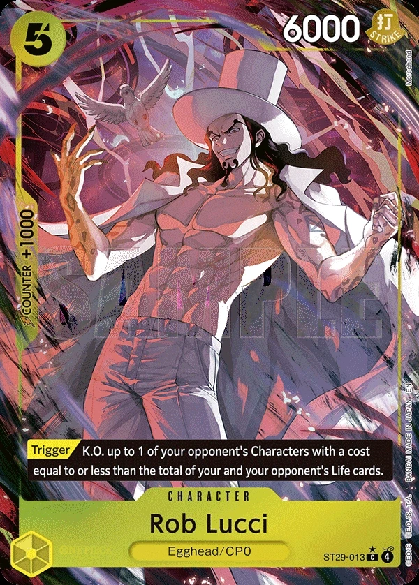 Rob Lucci (ST29-013_p1) Alt Art One Piece card