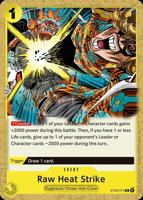Raw Heat Strike (ST29-015) One Piece card