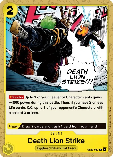 Iai Death Lion Song (ST29-017) One Piece card