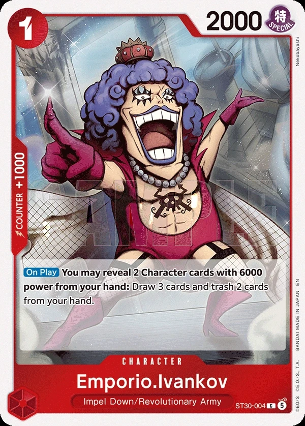 Emporio.Ivankov (ST30-004) One Piece card