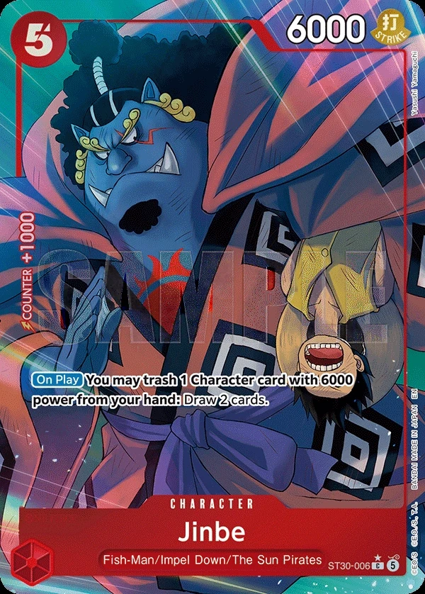 Jinbe (ST30-006_p1) Alt Art One Piece card