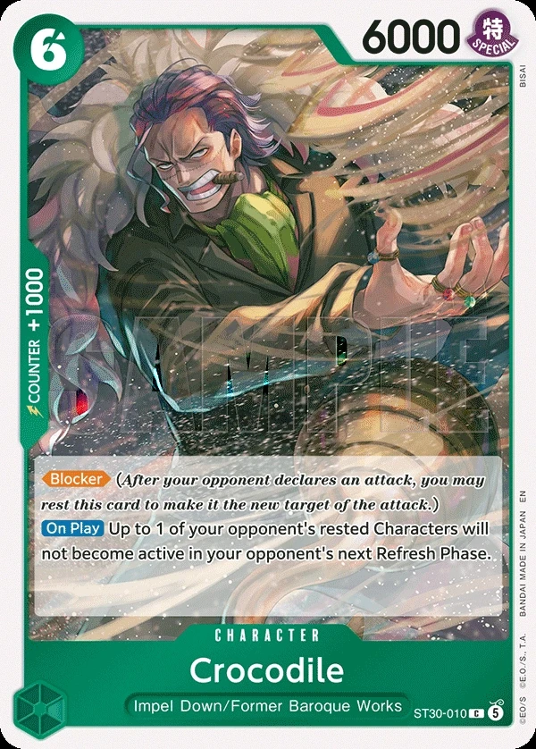 Crocodile (ST30-010) One Piece card