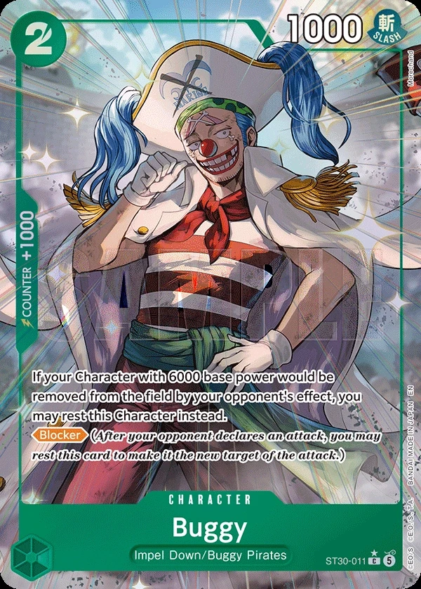 Buggy (ST30-011_p1) Alt Art One Piece card