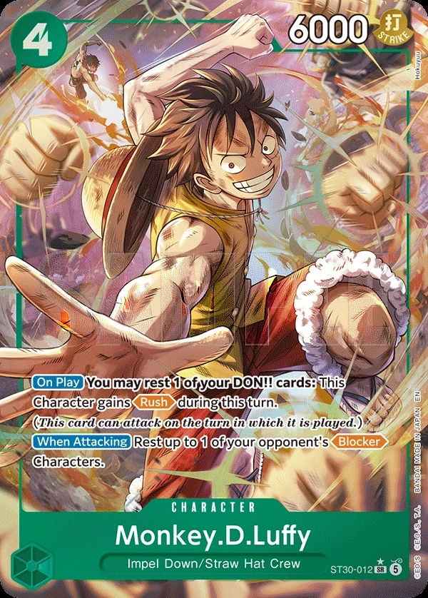 Monkey.D.Luffy (ST30-012_p1) Alt Art One Piece card