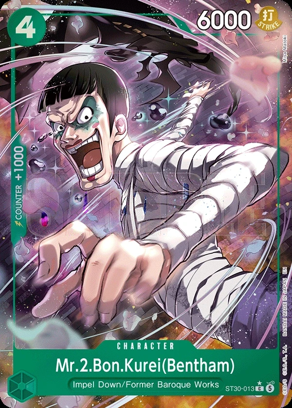 Mr.2.Bon.Kurei(Bentham) (ST30-013_p1) Alt Art One Piece card