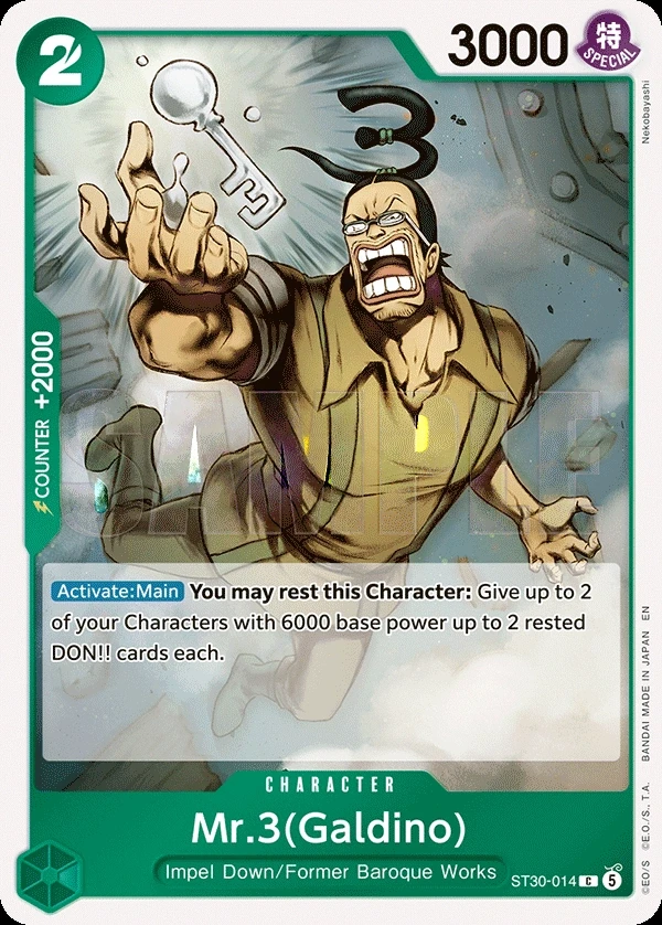 Mr.3(Galdino) (ST30-014) One Piece card