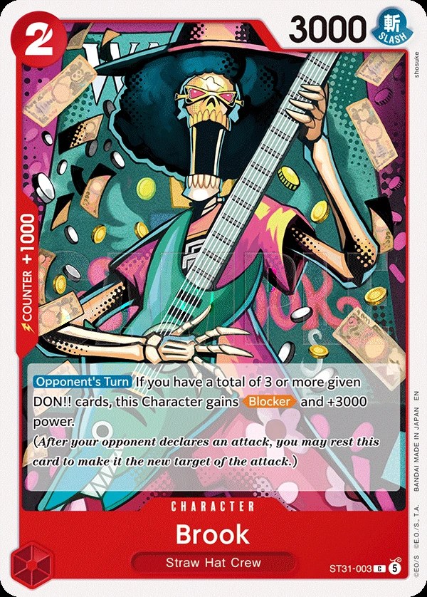 Brook (ST31-003) One Piece card