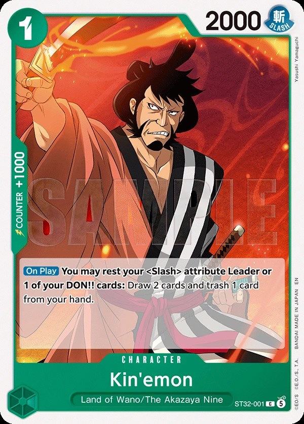 Kin'emon (ST32-001) One Piece card