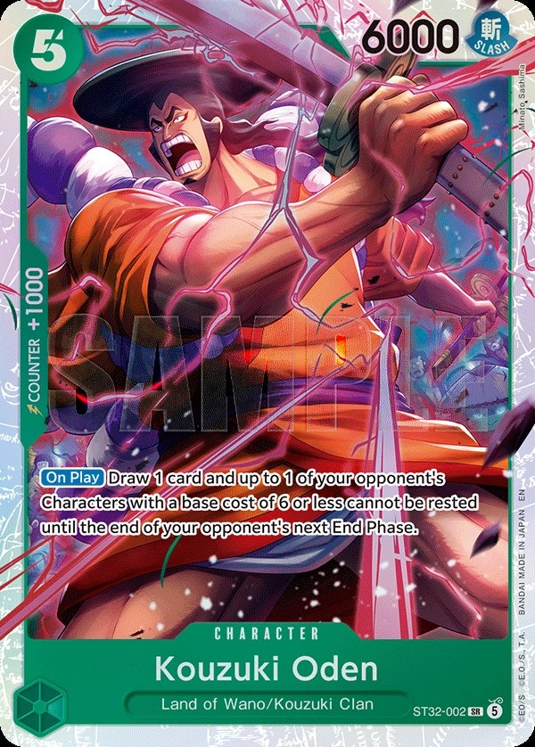 Kouzuki Oden (ST32-002) One Piece card