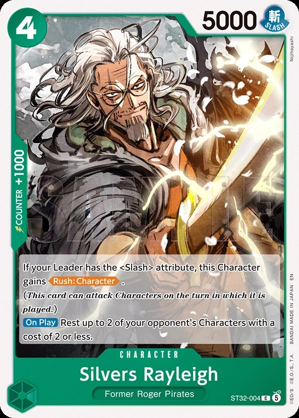Silvers Rayleigh (ST32-004) One Piece card
