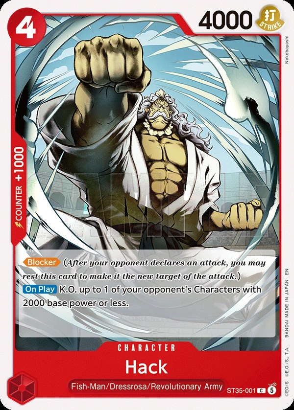 Hack (ST35-001) One Piece card