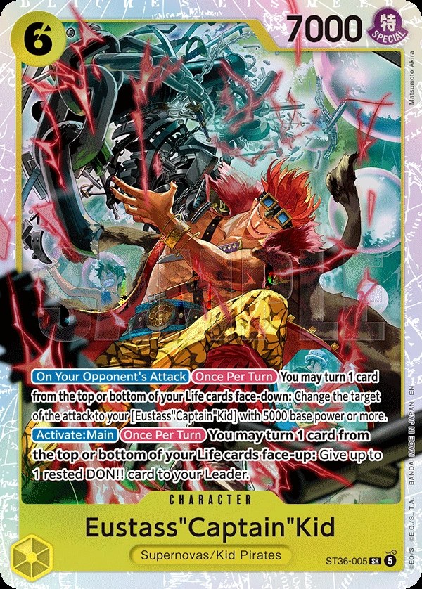 Eustass"Captain"Kid (ST36-005) One Piece card