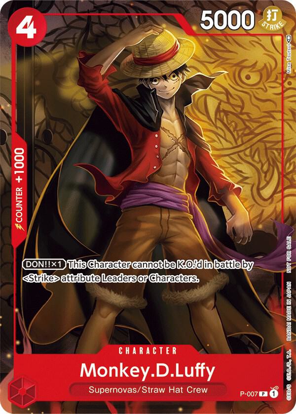 Monkey.D.Luffy - P-007 (Tournament Pack Vol. 1) One Piece prize card
