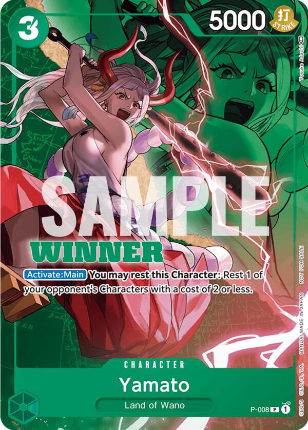 Yamato - P-008 (Winner Pack Vol. 1) One Piece prize card