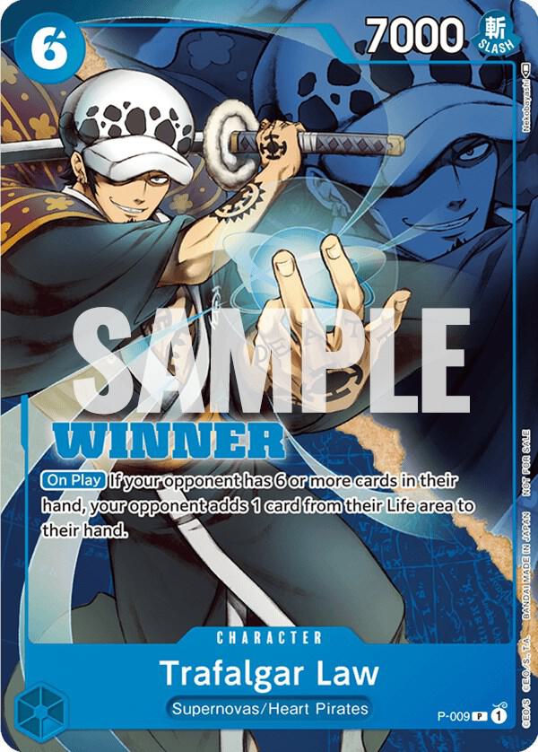 Trafalgar Law - P-009 (Winner Pack Vol. 1) One Piece prize card