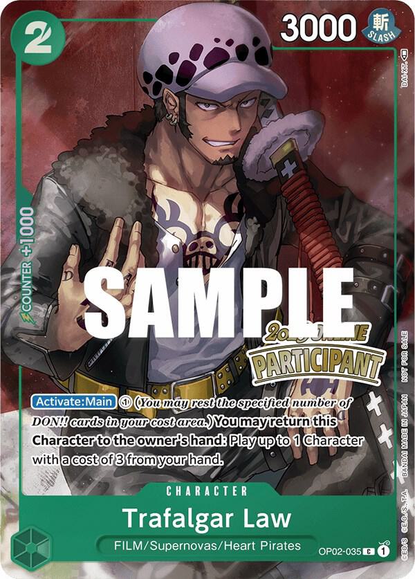 Trafalgar Law (Online Regional 2023) [Participant] One Piece prize card