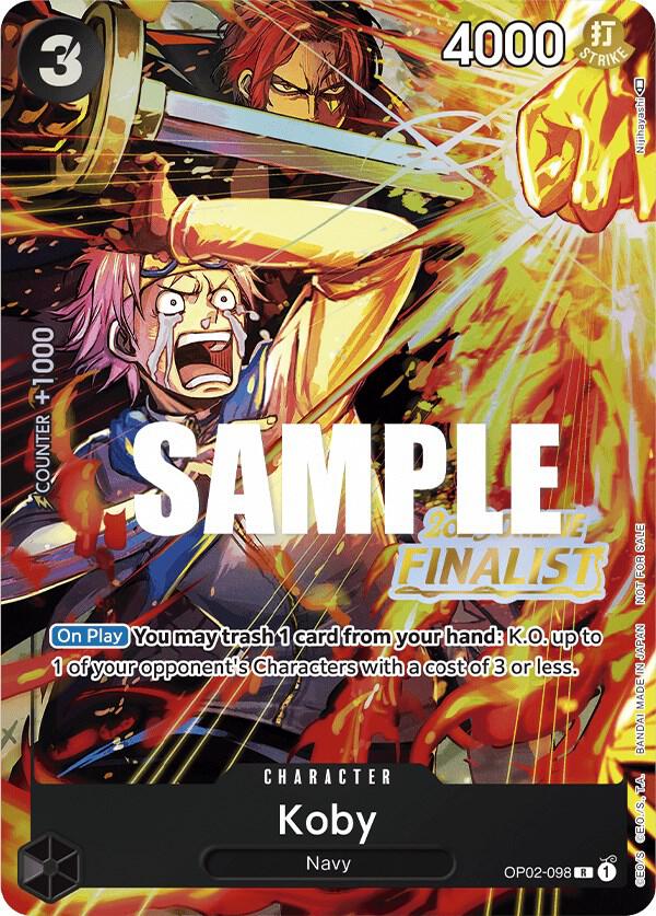 Koby (Online Regional 2023) [Finalist] One Piece prize card