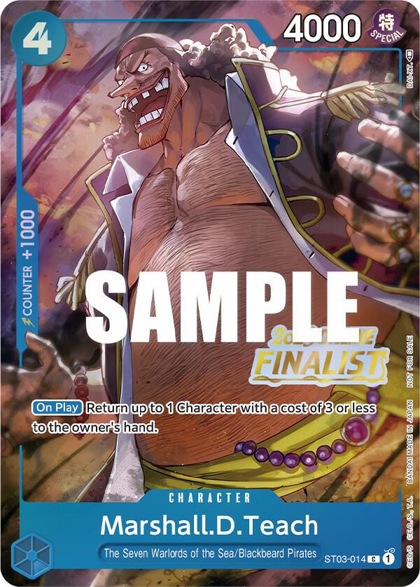 Marshall.D.Teach (Online Regional 2023) [Finalist] One Piece prize card