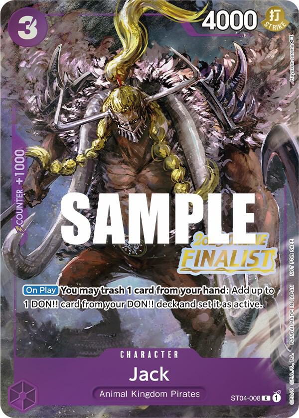 Jack (Online Regional 2023) [Finalist] One Piece prize card