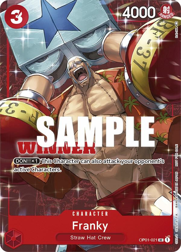 Franky (Tournament Pack Vol. 2) [Winner] One Piece prize card
