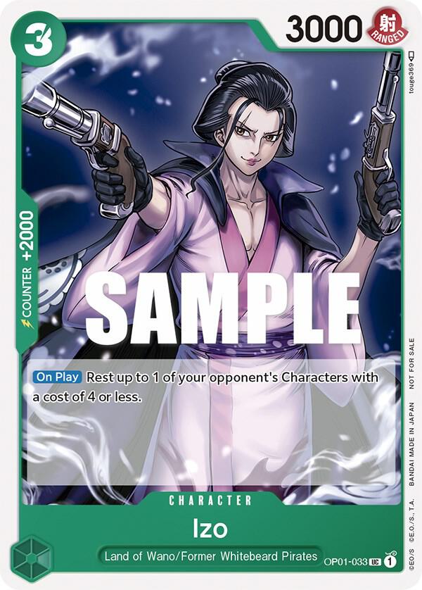 Izo (Tournament Pack Vol. 2) One Piece prize card