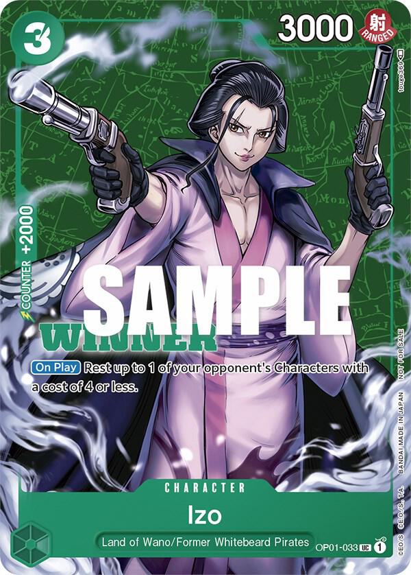 Izo (Tournament Pack Vol. 2) [Winner] One Piece prize card