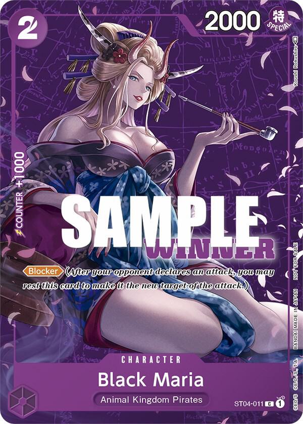Black Maria (Tournament Pack Vol. 2) [Winner] One Piece prize card