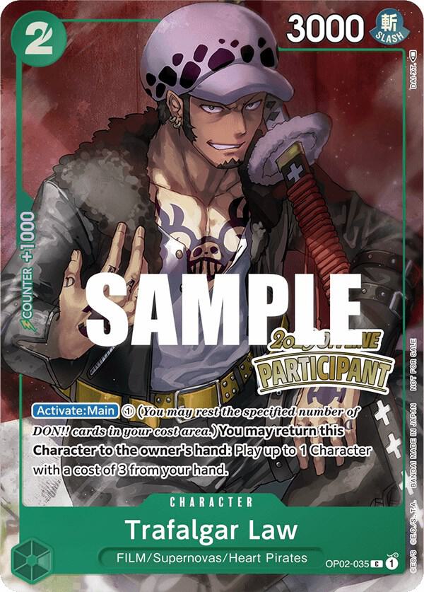 Trafalgar Law (Offline Regional 2023) [Participant] One Piece prize card