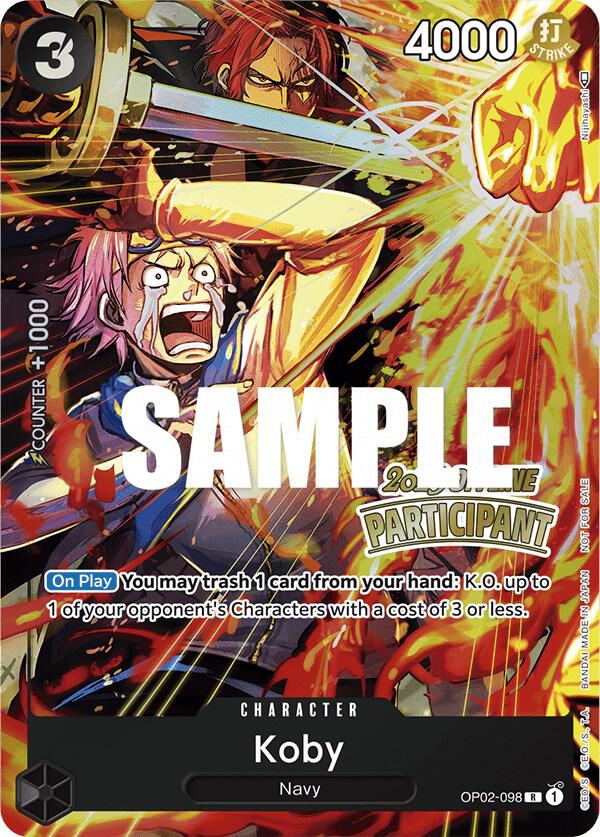 Koby (Offline Regional 2023) [Participant] One Piece prize card