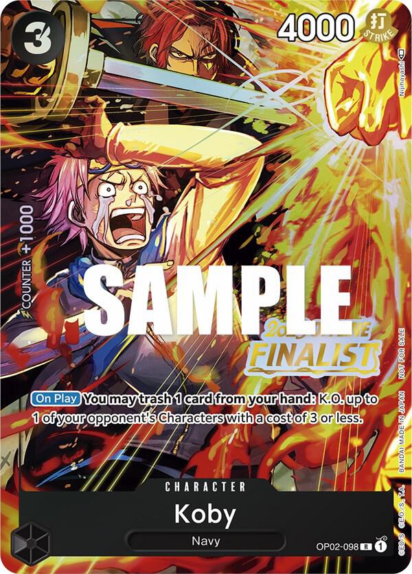 Koby (Offline Regional 2023) [Finalist] One Piece prize card