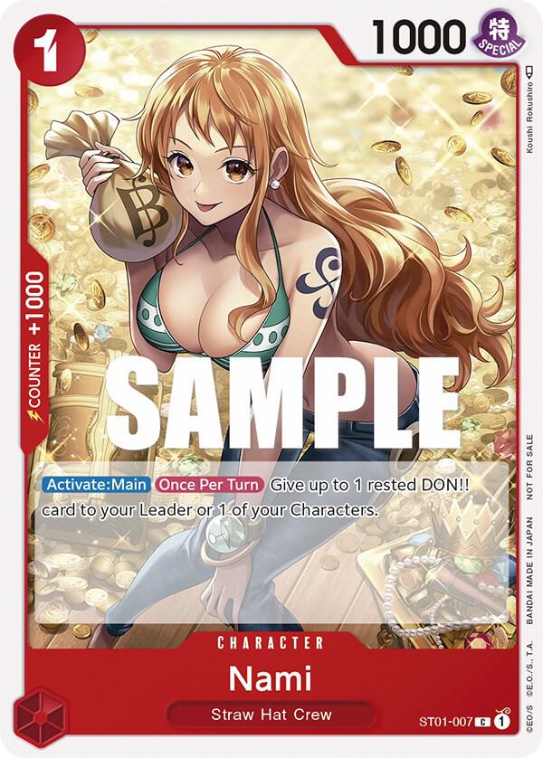Nami (Tournament Pack Vol. 3) [Participant] One Piece prize card