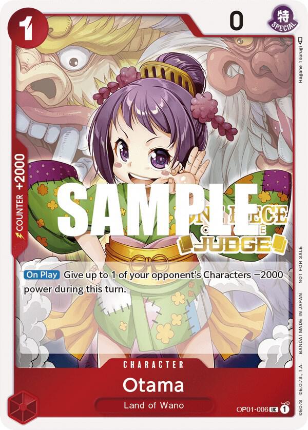 Otama (Judge) One Piece prize card