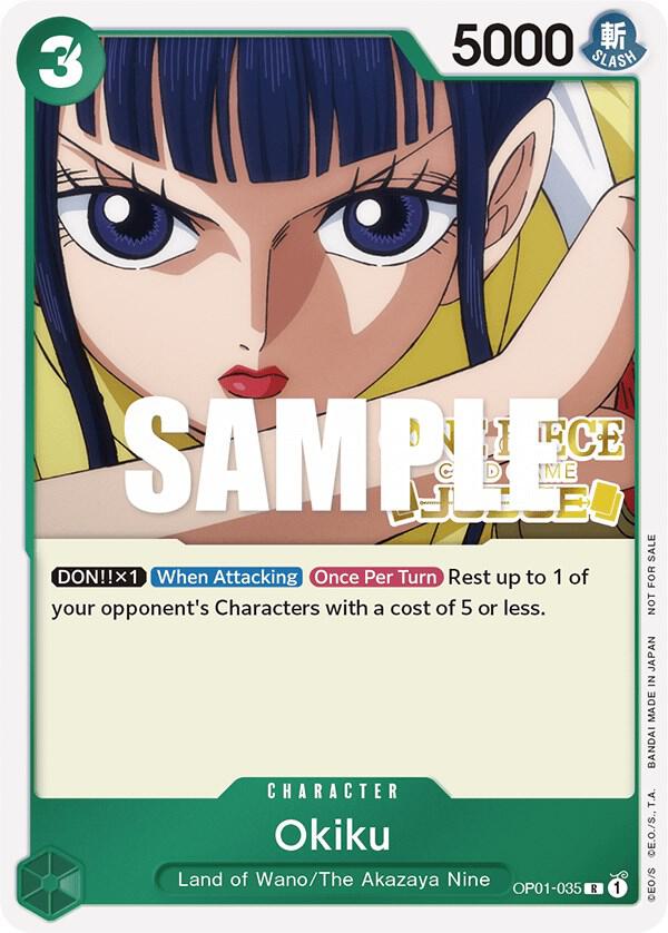 Okiku (Judge) One Piece prize card