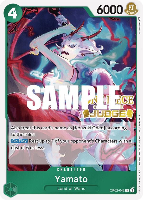 Yamato (Judge) One Piece prize card