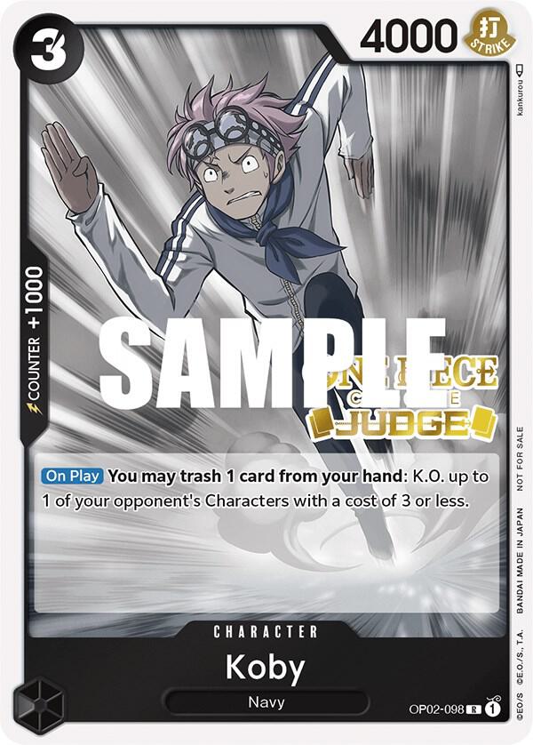 Koby (Judge) One Piece prize card
