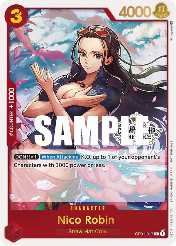 Nico Robin (Store Championship 2023 Participation Pack Vol.1) One Piece prize card