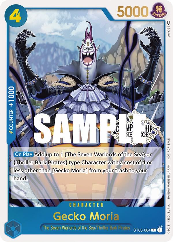 Gecko Moria (Store Championship 2023 Participation Pack Vol.1) One Piece prize card