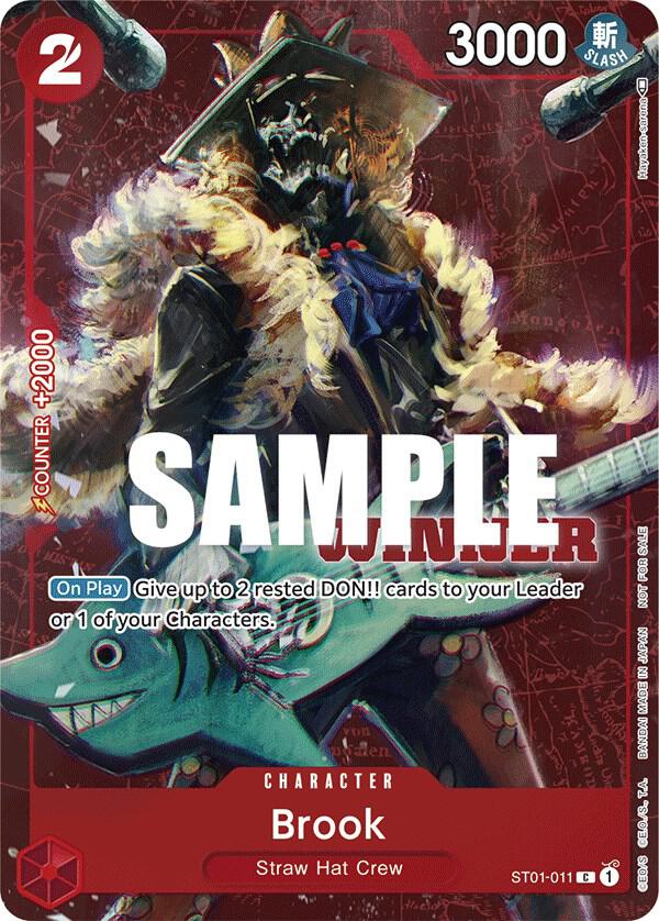Brook (Winner Pack Vol. 4) One Piece prize card