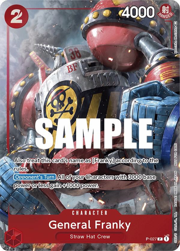 General Franky (Event Pack Vol. 2) One Piece prize card