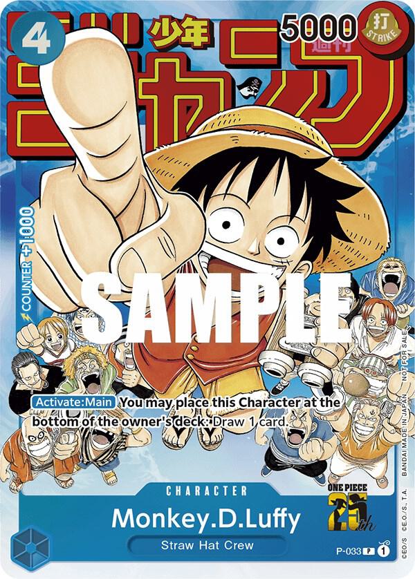 Monkey.D.Luffy (Event Pack Vol. 2) One Piece prize card