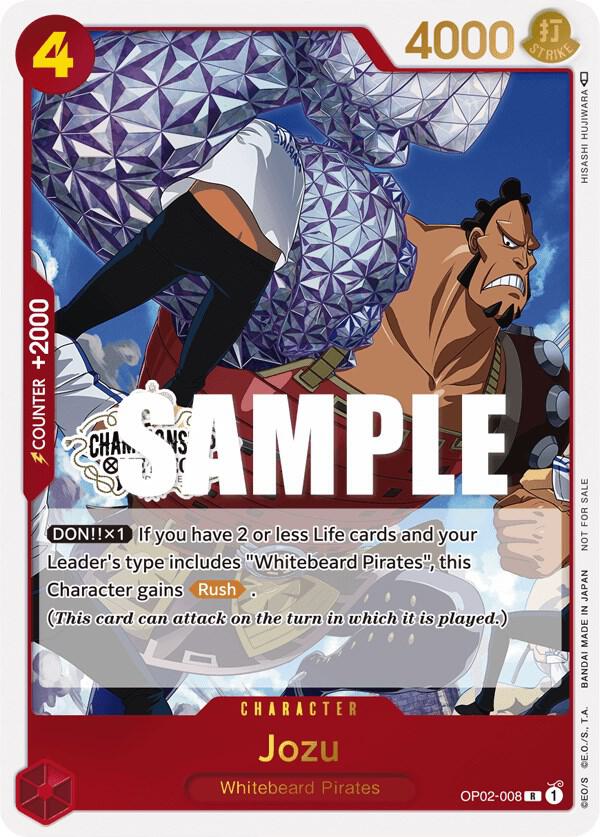 Jozu (Store Championship Participation Pack Vol. 2) One Piece prize card