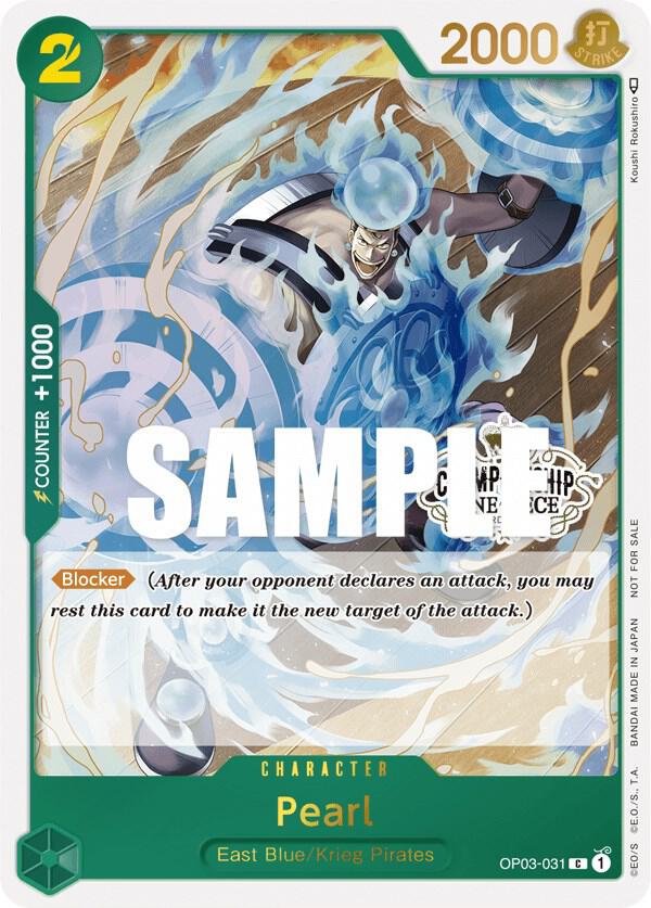 Pearl (Store Championship Participation Pack Vol. 2) One Piece prize card