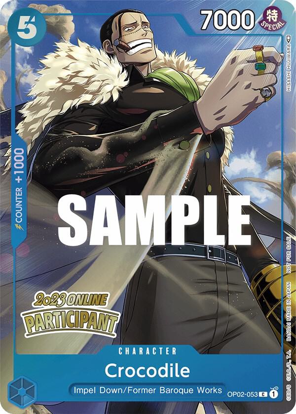 Crocodile (Online Regional 2023) [Participant] One Piece prize card