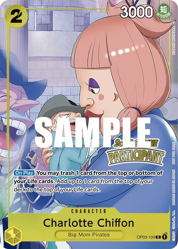 Charlotte Chiffon (Online Regional 2023) [Participant] One Piece prize card