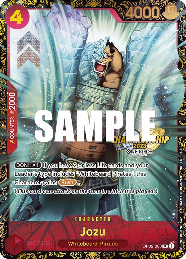 Jozu (Championship 2023) One Piece prize card
