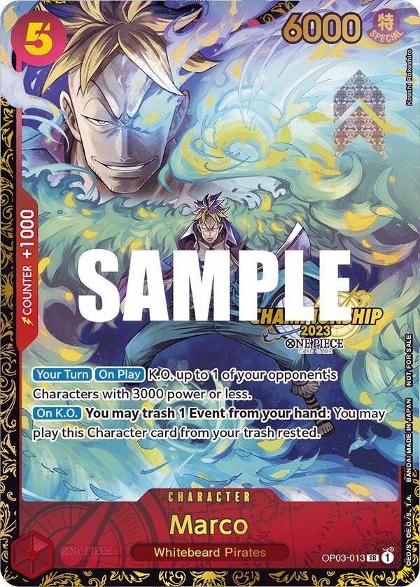 Marco (Championship 2023) One Piece prize card