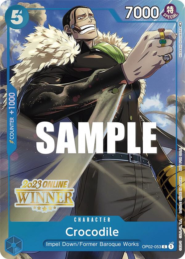 Crocodile (Online Regional 2023) [Winner] One Piece prize card